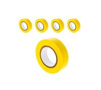 - Lot de 5 rouleaux adhésifs 15mmx10m - Jaune