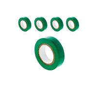 Zenitech - Lot de 5 rouleaux adhésifs 15mmx10m - Vert