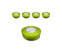- Lot de 5 rouleaux adhésifs 15mmx10m - Vert/Jaune