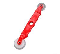 Lot de 5 rouleaux cannelés et pelle à vitrage pour installation de joint de fenêtre et de porte, outils manuels avec outil de roulement d'écran à double roue pour bande d'étanchéité efficace (5 pièces