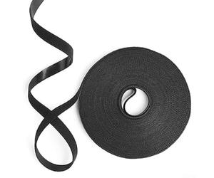 Lot de 5 rouleaux de 5 m de ruban auto-adhésif en nylon pour plantes de jardin et de câbles réutilisables pour tomates, vignes et plantes d'intérieur (5 m)