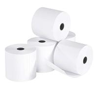 Lot de 5 rouleaux de papier ordinaire 89-57 - Largeur : 57 mm - Longueur : 40 m - Diamètre : 65 mm