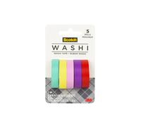 Lot de 5 rouleaux de ruban adh sif Washi Scotch motif tropical, id al pour le Bullet Journal