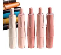 Lot de 5 rouleaux de ruban correcteur - Mini TapeS Pen - Blanc - Rétractable - Pour bureau, école, étudiants, hommes, femmes, filles - Couverture rapide propre