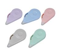 Lot de 5 rouleaux de ruban correcteur portable blanc Out Tape Correction Rollers fournitures scolaires Grande capacité