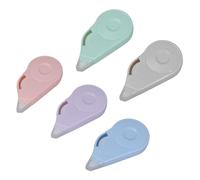 Lot de 5 rouleaux de ruban correcteur portable blanc Out Tape Correction Rollers fournitures scolaires Grande capacité