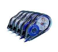 Lot de 5 rouleaux de ruban correcteur portable blanc Out Tape Correction Rollers fournitures scolaires Grande capacité