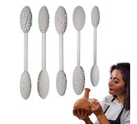 Lot de 5 rouleaux texturés multifonctionnels pour travaux manuels | Outils de texture de poterie - Fournitures d'artisanat pour débutants - Modélisation manuelle - Ensemble détaillé d'argile