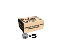 LOT DE 5 ROULEMENTS 6301 2RS POUR MOTO SCOOTER