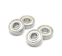 Lot de 5 roulements à billes à gorge profonde de précision 6001ZZ/RS 603ZZ/RS 604ZZ/RS pour applications à grande vitesse et longue durée de vie,RS,9x26x8mm