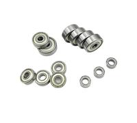 Lot de 5 roulements à billes miniatures 608ZZ for roues de skateboard, voiture, vélo, patins(ID3x6x2.5mm)