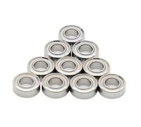 Lot de 5 roulements à billes SR156ZZ 3/16 x 5/16 1/8 po en acier inoxydable 4,762 7,938 3,175 mm DDRI-5632ZZ