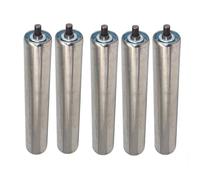 Lot de 5 roulements à rouleaux pour convoyeurs industriels - 1,5 po de diamètre, remplacement de transmission pour systèmes de 200 à 900 mm, idéal pour les usines, les entrepôts et les expéd