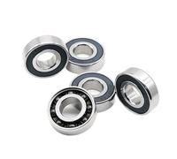 Lot de 5 roulements hybrides en céramique et acier inoxydable S6001RS CB 12 x 28 x 8 mm ABEC-9 for boîtiers de pédalier de vélo