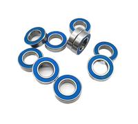 Lot de 5 roulements miniatures MR74 2RS ABEC-7, 4 x 7 x 2,5 mm, étanchéité en caoutchouc bleu, for voitures électriques RC et camions L740D