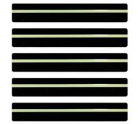 Lot de 5 rubans adhésifs antidérapants pour marches d'escalier offrant une adhérence fiable et une amélioration de la traction sur les surfaces lisses et texturées à l'intérieur et à l'extérieur