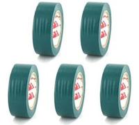 Lot de 5 rubans adhésifs électriques SCAPA - PVC - 19mm - 2702-19-vert Vert G