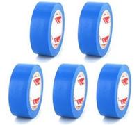 Lot de 5 rubans adhésifs électriques SCAPA - PVC - Bleu - 15mm - 2702B-15 Bleu G