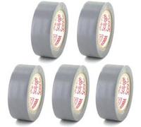 Lot de 5 rubans adhésifs électriques SCAPA - PVC - Gris - 15mm - 2702G-15 Gris G