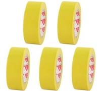Lot de 5 rubans adhésifs électriques SCAPA - PVC - Jaune - 15mm - 2702J-15 Jaune G