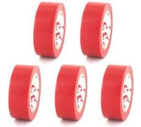 Lot de 5 rubans adhésifs électriques SCAPA - PVC - Rouge - 15mm - 2702R-15 Rouge G