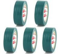 Lot de 5 rubans adhésifs électriques SCAPA - PVC - Vert - 15mm - 2702V-15 Vert G