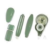 Lot de 5 rubans correcteurs - Ruban correcteur blanchissant | Souris avec ruban correcteur, ruban compact et rapide, applicateur facile à utiliser pour les travailleurs de la correction instantanée