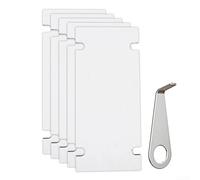 Lot de 5 rubans de montage double face, 119 x 53 mm, très résistants avec clé de retrait, pour sonnette vidéo Ring Battery 2024