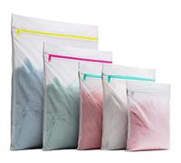 Lot De 5 Sac à Linge Sale, Filet Linge Machine à Laver, Filet de Lavage, Filet à Linge en Mailles Pour Blouse, Chaussure, Bas, Soutien-Gorge, Lingerie, Chaussettes - Laundry Bags 5 Set