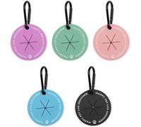 Lot de 5 sacs à déjections canines pour laisse, mains libres, support de sac à déjections canines pour chien, chiot, animal domestique, promenade, course à pied, accessoire de vélo