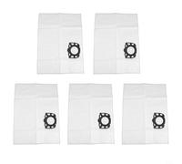Lot de 5 sacs à poussière compatibles avec Karcher WD2 WD3 WD3s SE4001 SE4002 Robot Aspirateur Pièces de rechange 2.863-314.0 KFI 357 Sacs filtrants de qualité supérieure
