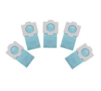 Lot de 5 sacs à poussière compatibles avec les aspirateurs sans fil DCL182Z DCL182 1945661, fabriqués en papier pour une collecte fiable de la poussière et une élimination facile