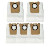 Lot de 5 sacs à poussière compatibles avec les pièces d'aspirateur Mova E30, avec joint solide pour la technologie de confinement de la poussière et de prévention de l'obstruction