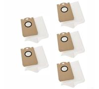 Lot de 5 sacs à poussière de rechange compatibles avec Ionvac, Smartclean V4 et Robovac pour une confinement efficace des débris et une installation - Lot de 5 - Couleur blanche pour le nettoyage