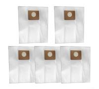Lot de 5 sacs à poussière de rechange pour aspirateur Karcher NT 48/1 NT65/2 NT75 NT70 NT80 6.904-285.0, 41,5 x 48,5 cm, blanc