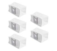Lot de 5 sacs à poussière de rechange pour aspirateur Roidmi Plus en tissu non tissé haute densité avec filtration double couche pour retenir la poussière fine