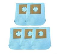 Lot de 5 sacs à poussière jetables à filtration fine 4 l | Fermeture auto-scellante, capacité de 4 L, convient pour Bosch pour Siemens, mélange de microfibre synthétique