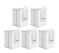 Lot de 5 Sacs Antibactériens d'aspirateur Accessoires pour ECOVACS DEEBOT X2 Omni,X5 Omni,T30S Sac À Poussière Pièces de Rechange, 3L Grande Capacité Sac Aspirateur pour La Station Tout-en-un
