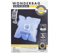 Lot de 5 Sacs aspirateur Wonderbag Classic - SEB - WB406120 - Microfibre résistante - Bleu