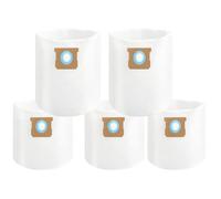 Lot de 5 sacs d'aspirateur compatibles avec Shop Vac 90662 90672 type F I | Remplacement pour aspirateur sec de 10 à 14 litres | Sacs filtrants 2 couches pour poussière fine et aspirateur d'atelier