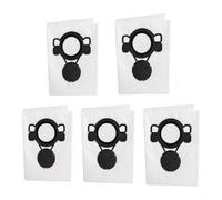 Lot de 5 sacs d'aspirateur de rechange pour Nilfisk ATTIX 33 44 | Ajustement parfait pour ATTIX 33/44, empêche les fuites de poussière, prolonge la durée de vie du moteur, lot de 5