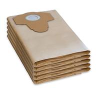 Lot de 5 sacs d'aspirateur indéchirables Parkside 30250133 pour grosses particules - 30 l - Marron - Convient pour aspirateur Parkside Lidl PNTS 1500 A1 B2 B3 23E 30/4 30/6 30/7 30/8 30/9 35/5