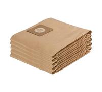 Lot de 5 sacs d'aspirateur pour Bosch AdvancedVac 20, sacs filtrants compatibles avec les aspirateurs sec et humide Bosch, multicouches pour une filtration ultra forte de 99,99 % (2 609 256 F33)