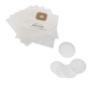 Lot de 5 sacs d'aspirateur pour Karcher T7/1 T8/1 T9/1 T11/1 Pro T 200 de rechange à 6.904-084.0 avec filtre de protection moteur