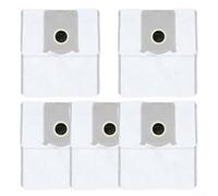 Lot de 5 sacs d'aspirateur pour robot ECOVACS pour deebot T50 pour omni pour gen2 pour gen3 T30C Pro - Sacs de collecte de poussière haute capacité avec contrôle des odeurs