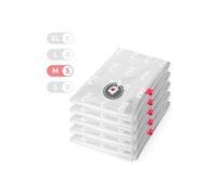 Lot de 5 sacs de rangement Aspispace transparent taille M