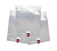 Lot de 5 sacs de rechange pour sac à vin, bouteilles de rechange, sacs de rechange pour sac dans une boîte de boissons/distributeur de vin pour pique-nique, camping, randonnée - 5 litres