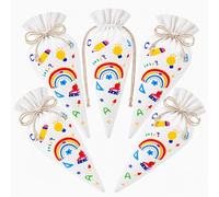 Lot de 5 sacs d'école pour garçons et filles pour la rentrée des classes, petits frères et sœurs