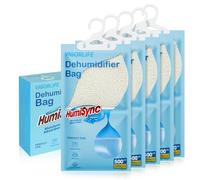 Lot de 5 sacs déshumidificateurs à suspendre pour placard, 2,3 kg, sacs absorbeurs d'humidité portables pour salle de bain, cuisine, armoire, décondensateur pour l'humidité, attire l'excès d'humidité