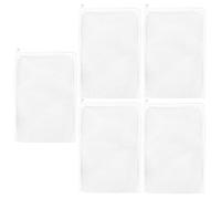 Lot de 5 sacs en maille fine pour aquarium - Solution de filtration d'eau douce et d'eau salée pour la maison - Oceanarium